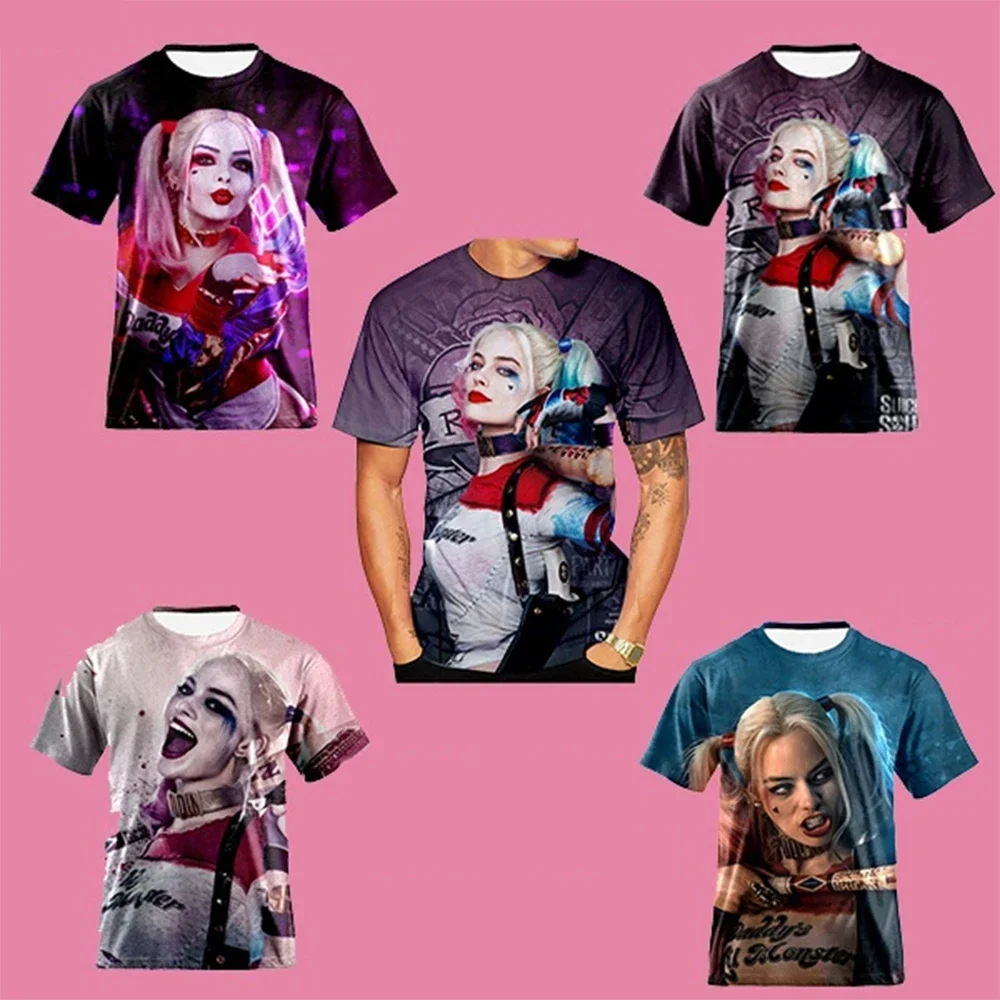 

Summer hot selling small ugly women's fashionable 3D printing cool personality trendy men's T-shirt