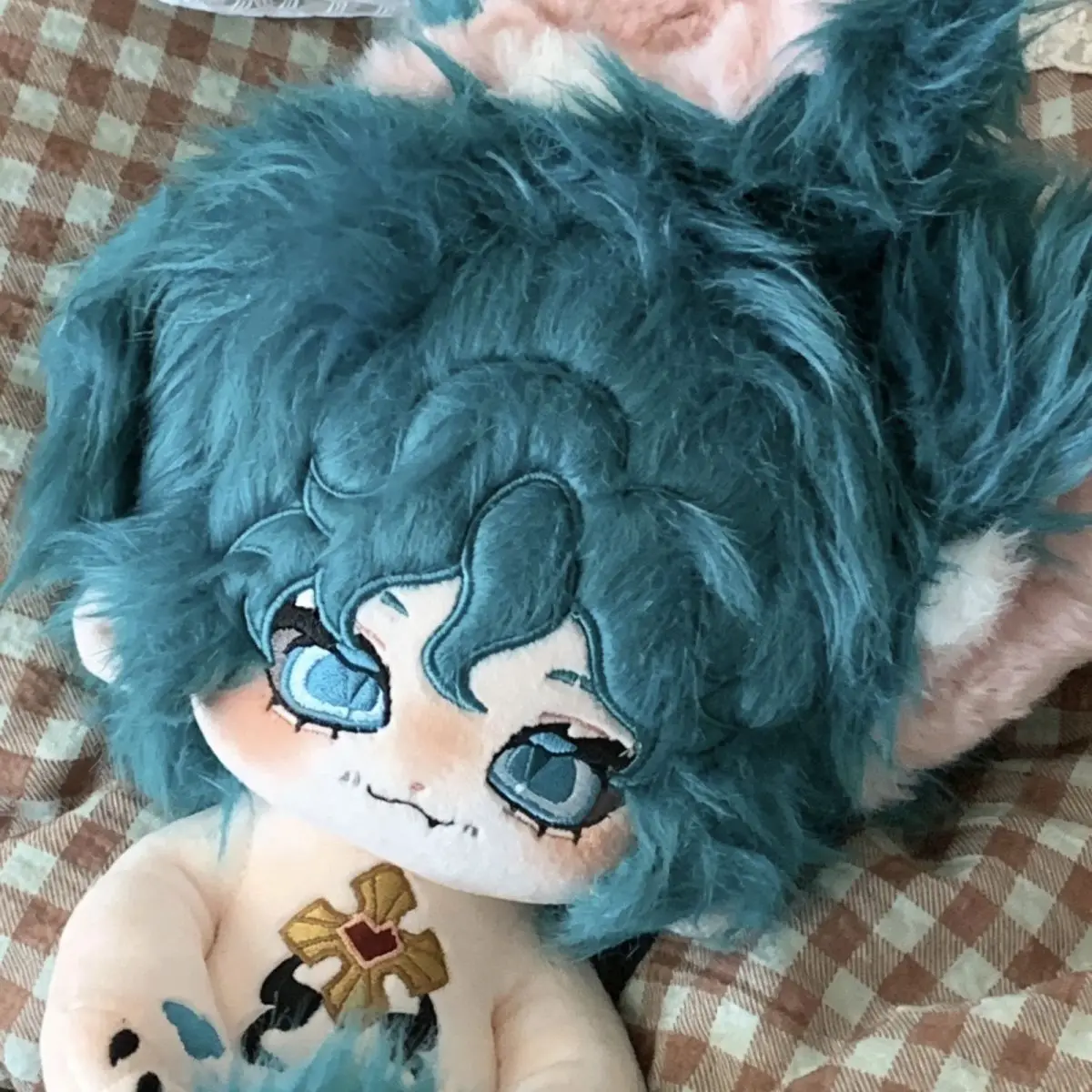 identity-Ⅴ-ナイブ・サベダール-チェシャ猫-キュート-30cm-ゲームアニマル耳付きぬいぐるみ-コットン人形-着せ替えおもちゃ-ロングレッグボディフィギュア-プラシ