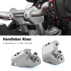 Kierownica motocykla zacisk do Ducati Multistrada V4S V4 S V4 Pikes Peak rajd uchwyt podwyższonego przesunięcia do tyłu Adapter