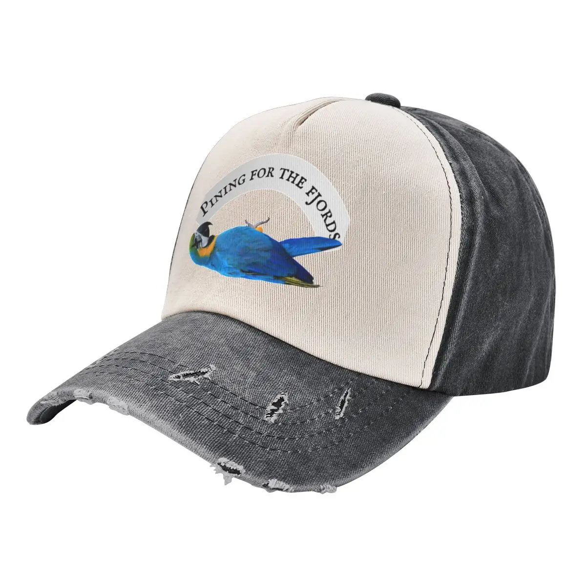 Pining for the Fjords Dead Deceased Parrot Bird Baseball Cap Golf Hat black Men's Caps Women's