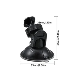 Car DVR Camera Stand Holder 4x4 HUD OBD2 Holder Suction Cup Mount DV GPS Navigation Camera Sucker Vehicle Recorder Suction Cup