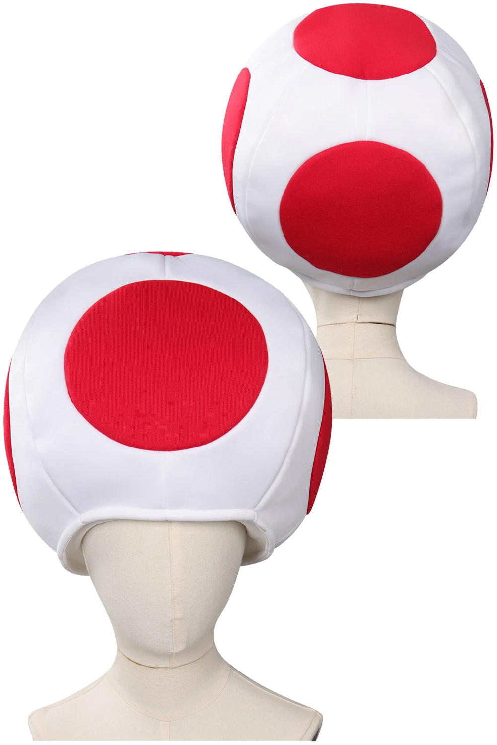 Kinopio العلجوم تأثيري الاطفال قبعة ريد دوت الفطر قبعة لعبة بروس 2 Roleplay فانتازيا بنين بنات حلي اكسسوارات هالوين الدعائم