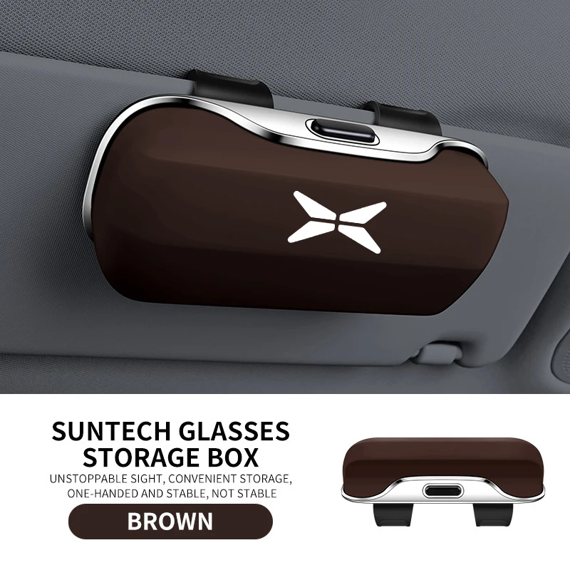 

Xpeng G9 G6 P9 P7 P7i V2l G3 G3i P5 V2L F30 H93 Accessories Car Visor Sunglasses Glasses Case Glasses Holder Clip Box