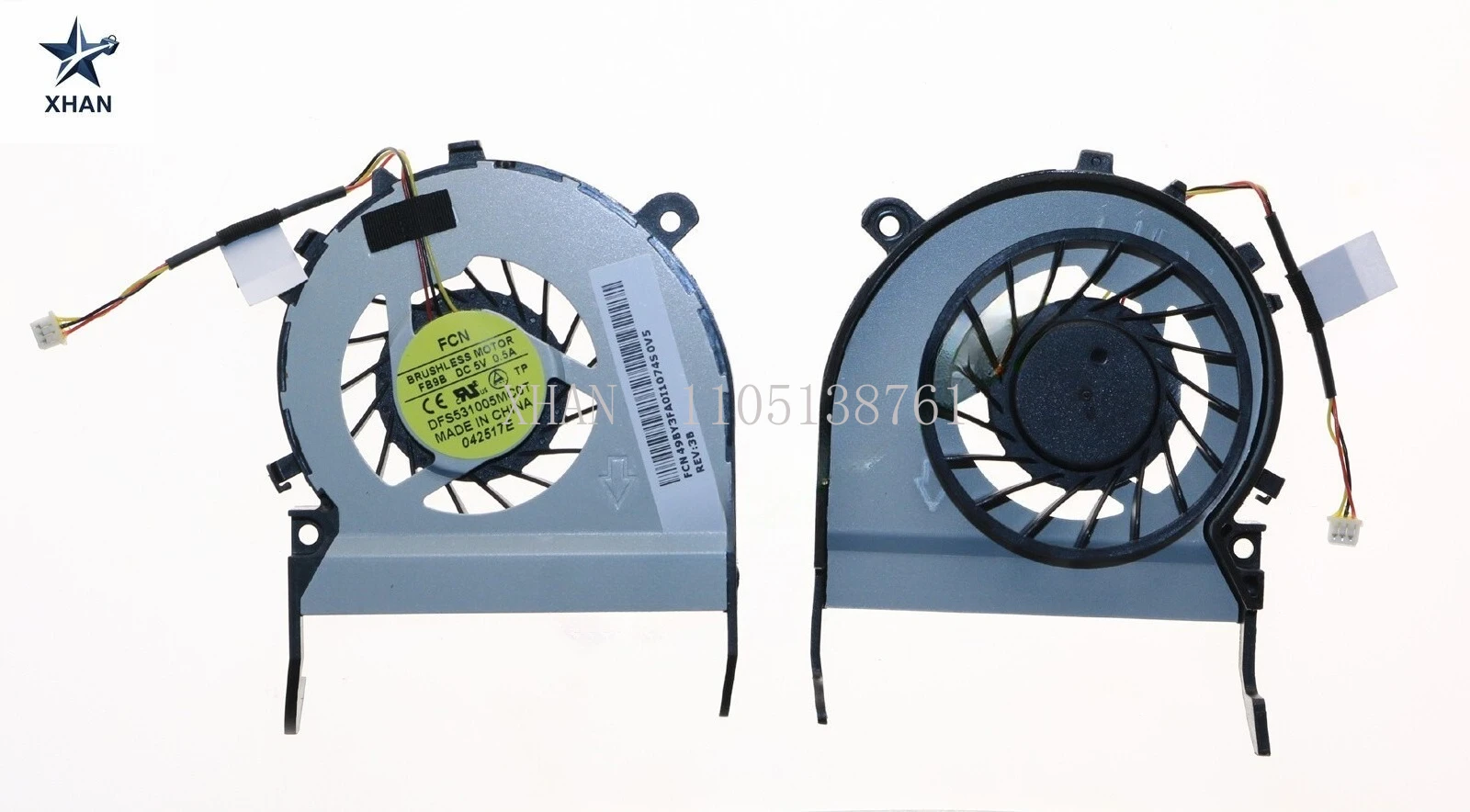 Para Toshiba Satellite L800 L800-C05B C800 C805 M840 L840 ventilador de refrigeración de CPU para portátil
