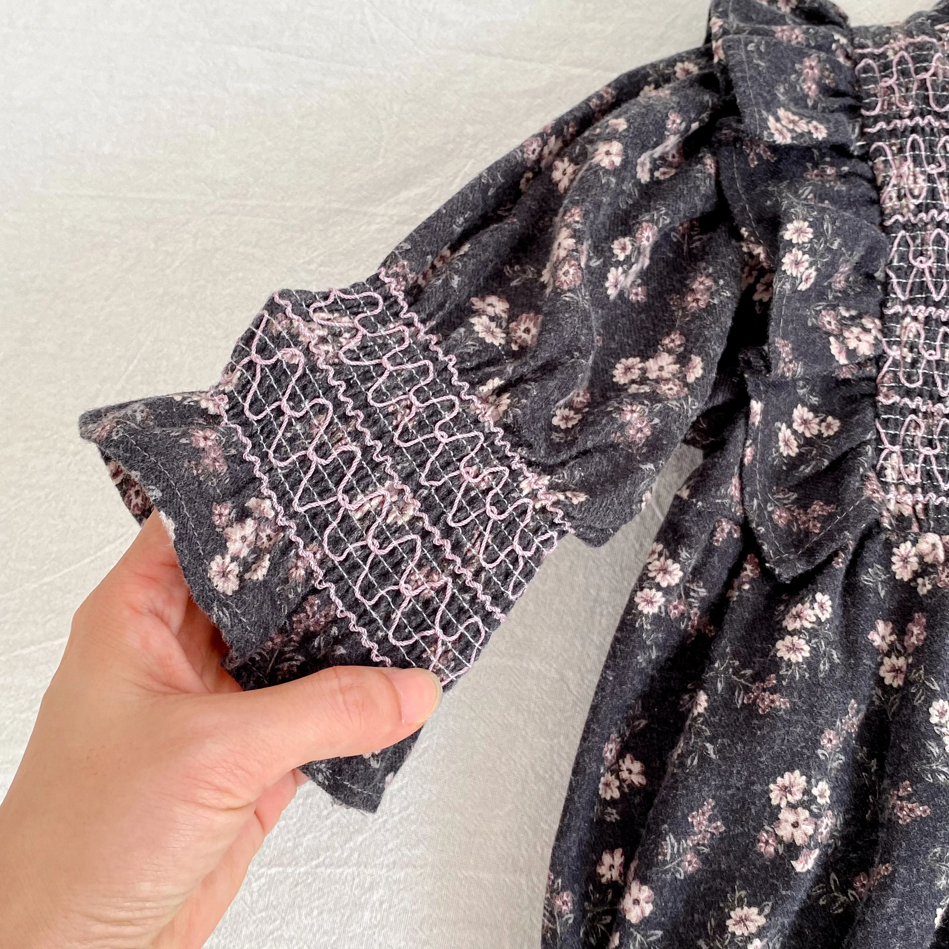 2026 Neu 0-24M Frühling Kleinkind Mädchen Strampler Langarm Baumwolle Bestickt Da Lan Baby Mädchen Overall Kinderkleidung – Detail 10