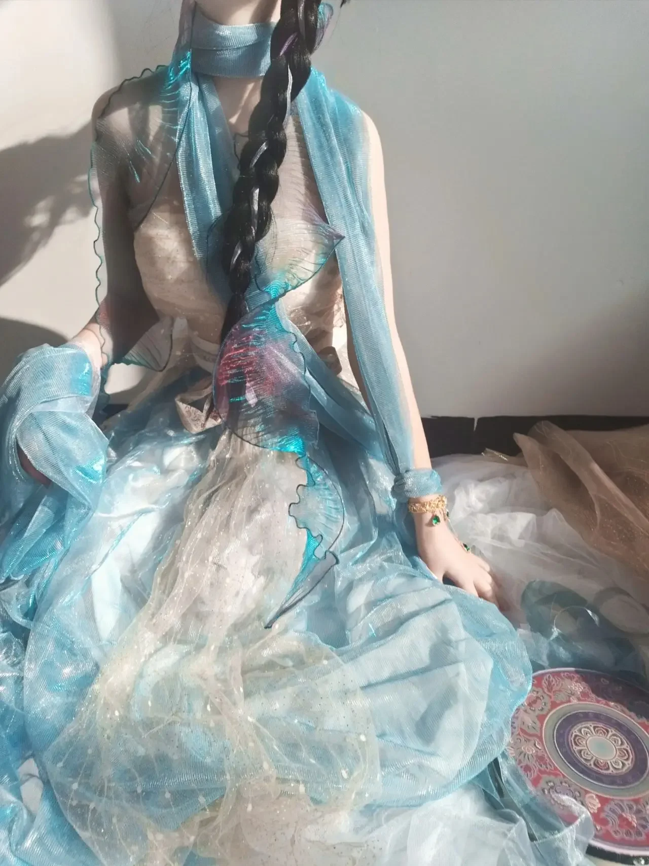 عناصر هانفو هان قصة خيالية محسنة ، صحراء زرقاء