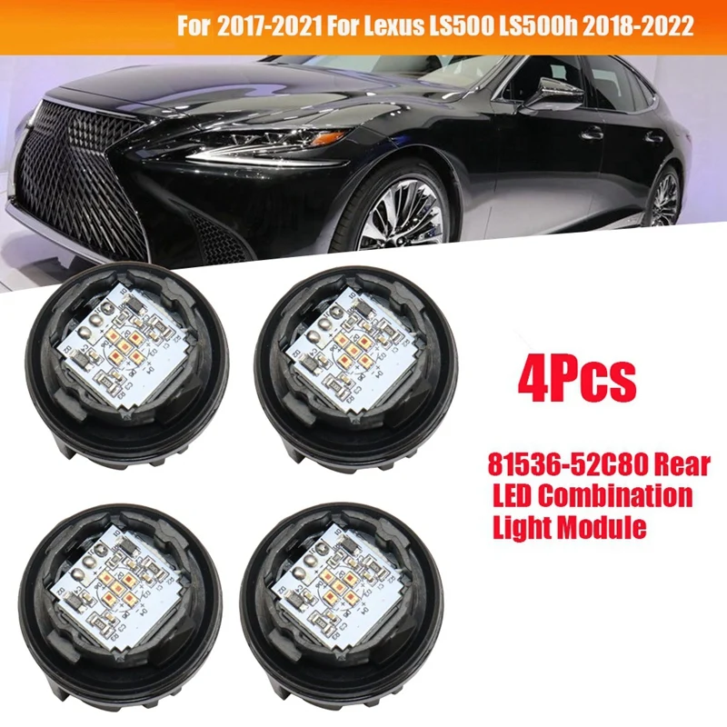 コンビネーションライトモジュール,車用LED電球81536-52c80 for toyota C-HR Camry lexus ls500 ls500h 81536-60c30