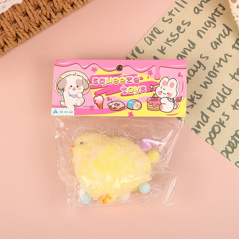 Simulazione di cartoni animati Spremere musica Rimbalzo lento Sollievo dallo stress Gioco alimentare Ventilazione Giocattolo artiglio gattino