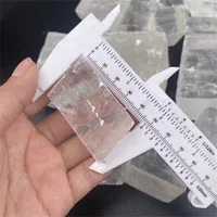 Wholesale Clear Optical Calcite Raw Cube Iceland Spar Slab Natural Stone Energy Rough Crystal Minerals Healing Stones Witchcraft 3