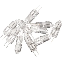 10PCS Halogen Lamp Bulb G4 12V 2Pin Light Bulb Warm White 5W 10W 20W 30W 50W Halogen LED Lamp Replacement Pool Equipment