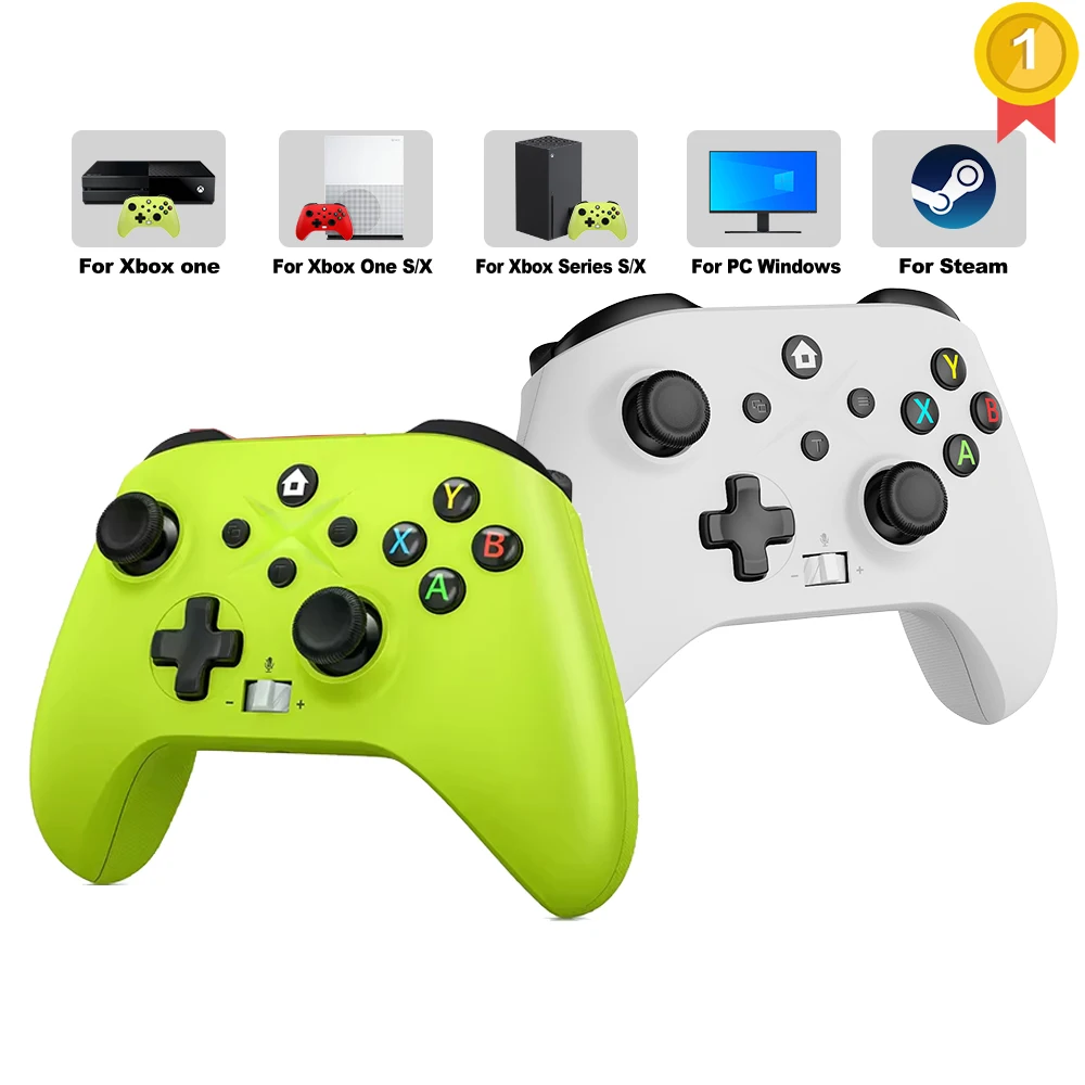 Bezprzewodowy kontroler do Xbox One, Xbox Series X, S. Kontroler Xbox z funkcją podwójnej wibracji, przyciskami Turbo i możliwością programowania. — zdjęcie produktu 7