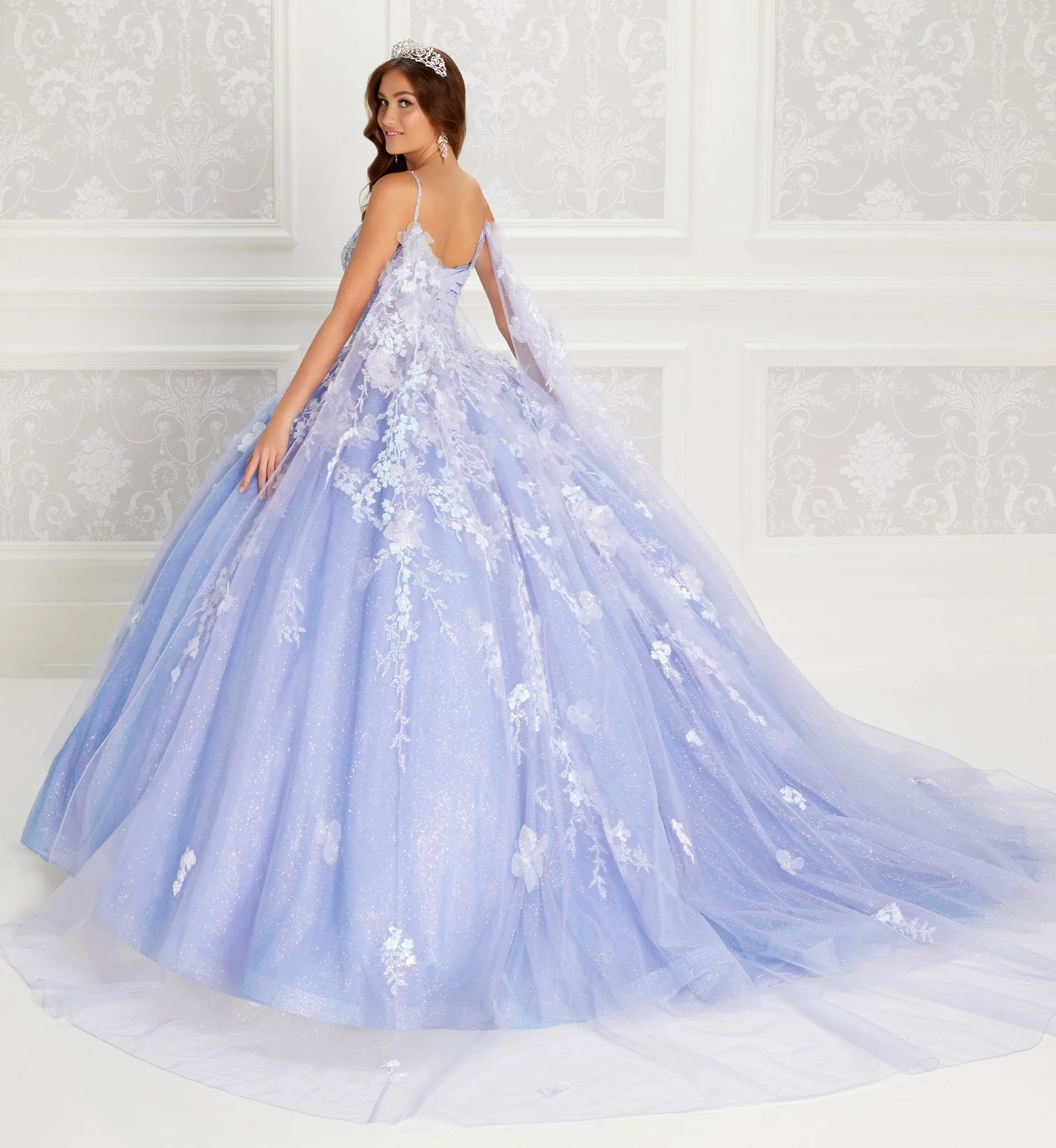 Sky Blue Quinceanera Dresses Ball Gown Spaghetti Straps Tulle Appliques Puffy Mexican Sweet 16 Dresses Charro 15 Anos Customized