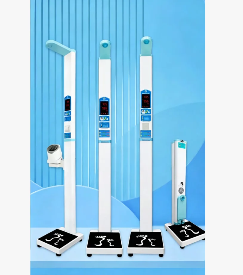 deposit  Coin Operated Commercial Scale | Multi-Function Height Weight, BMI & BP Measurement