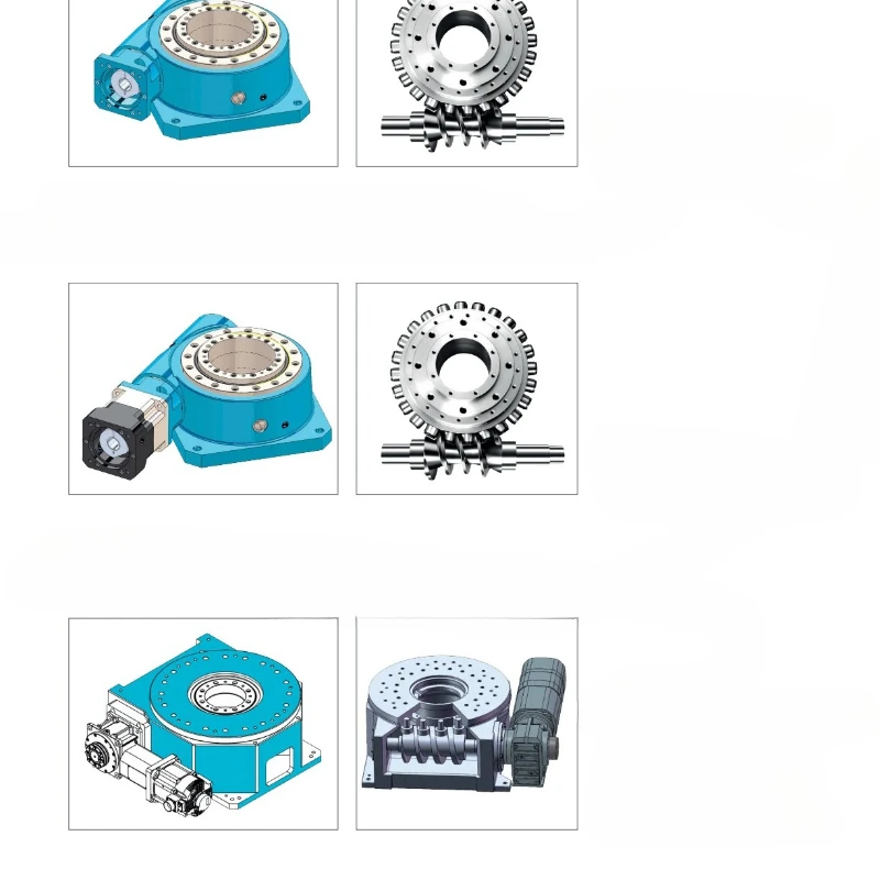 

High precision heavy duty cam roller turret ZDW68 90 115 215 with servo motor planetary gear reducer