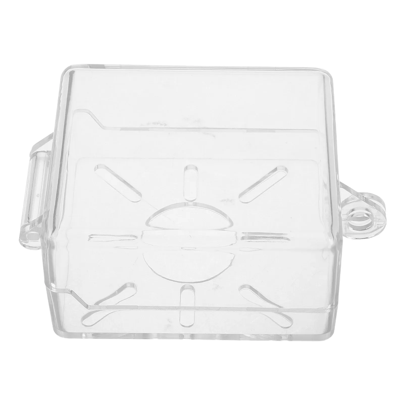 Transparent Switch Lock Cover for Power Button Protection Clear Visibility Sturdy Wear Resistant Material Dust Proof Easy Clean