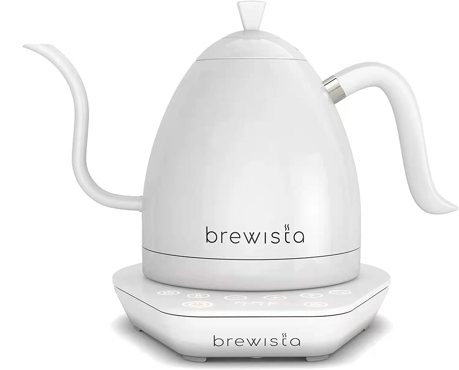 Imagem -02 - Brewista-chaleira Elétrica Gooseneck Controle Inteligente de Temperatura Bico Longo Café com Gotejamento Manual 220v 600ml