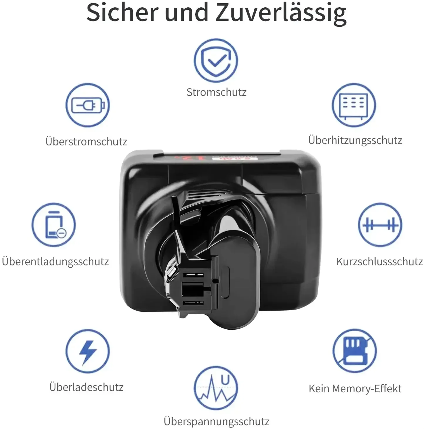 Für Bosch BAT420 Ersatzakku 12 V 6000 mAh BAT412A BAT413A D-70745Gop 2607336013 2607336014 Werkzeug-Akku