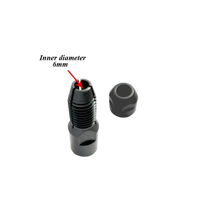 Pneumatic polishing machine accessories for FG-38AL Pneumatic clamp locking nozzle ID3/6mm Multiple universal precision nuts