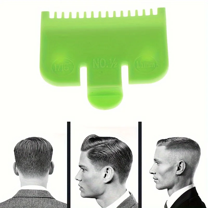 Professional Haircut Clips Usage Guide Comb - For Precise Trimming - Compatible with Standard Scissors