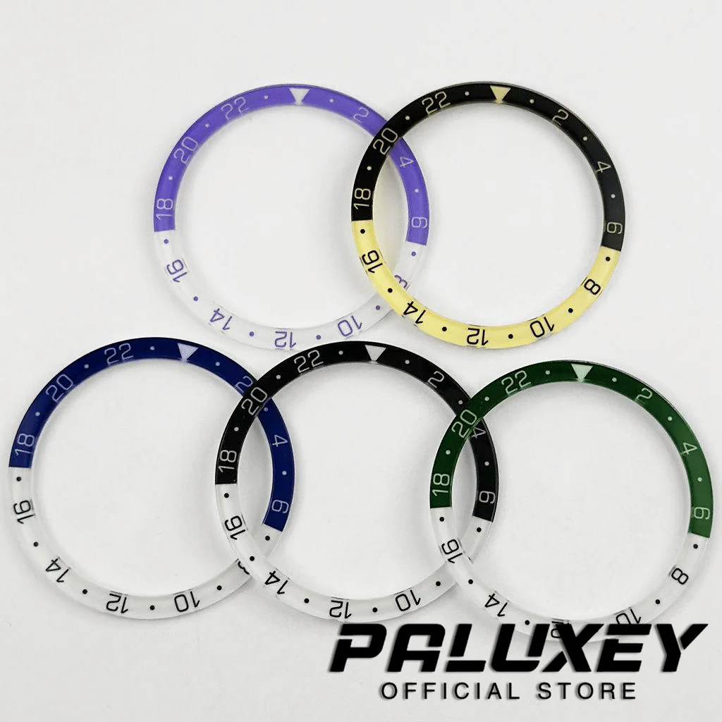 

42mm C3 Luminous Bezel Sport Collection Resin Aluminum GMT Bezel 1 PCS Bezel Insert 42mm*35.5mm for NH35 NH34 NH36 NH38 Movement