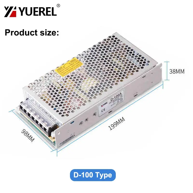 5V12V24V D-30W 60W 75W 100W Dual Group Two-way Output Switch Power Supply Transformer