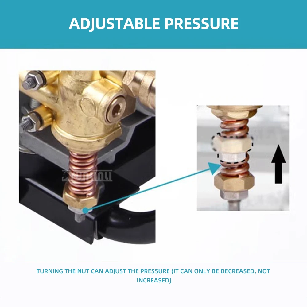 1300W High Pressure Cleaning Machine All Copper Self-Primming Car Wash Pump with Water Gun - Powerful Car Washing Machine - Image 3