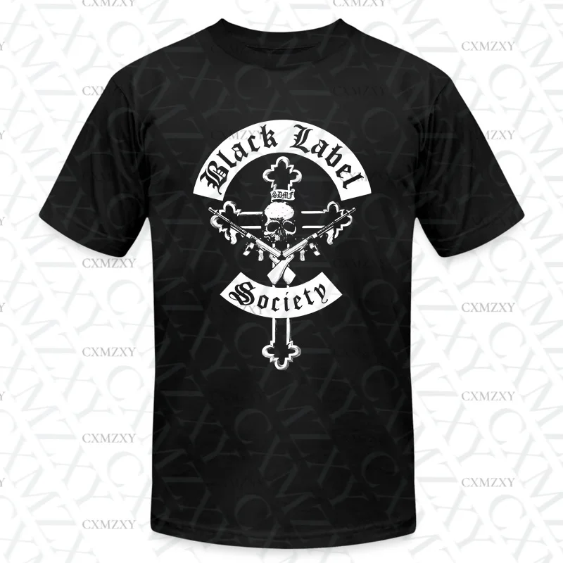 

Men T Shirt Casual Label Society Mafia T-shirt Graphic Summer Short Sleeves 100% Cotton S-3XL