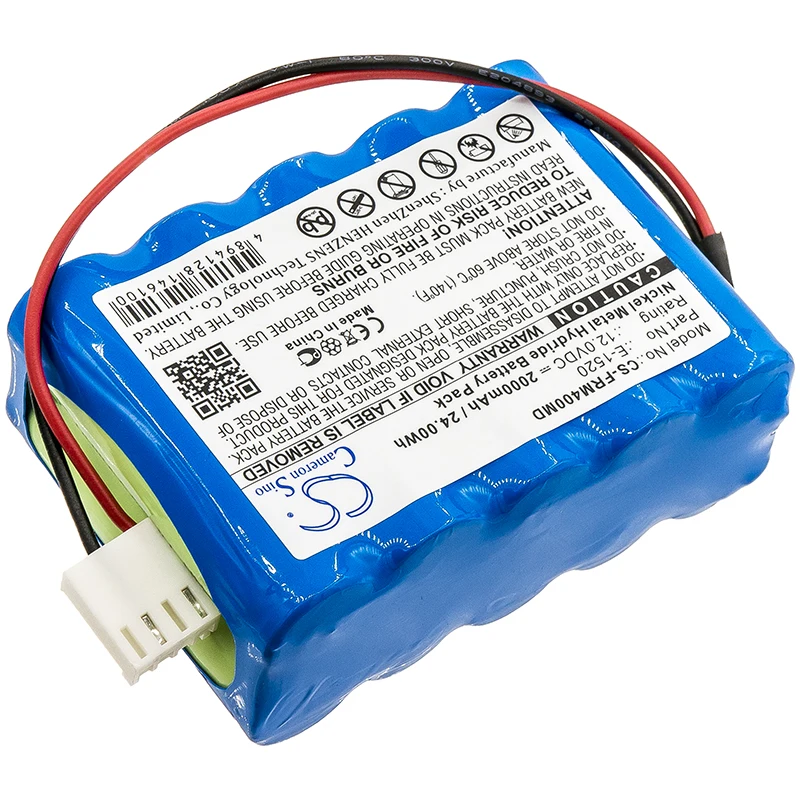 Ni-MH Medical Battery for Fresenius, CODAN, 12.0V, 2000mAh, Compatible Models: Argus 400,infusion pump Argus 400,MCM400,MCM400D