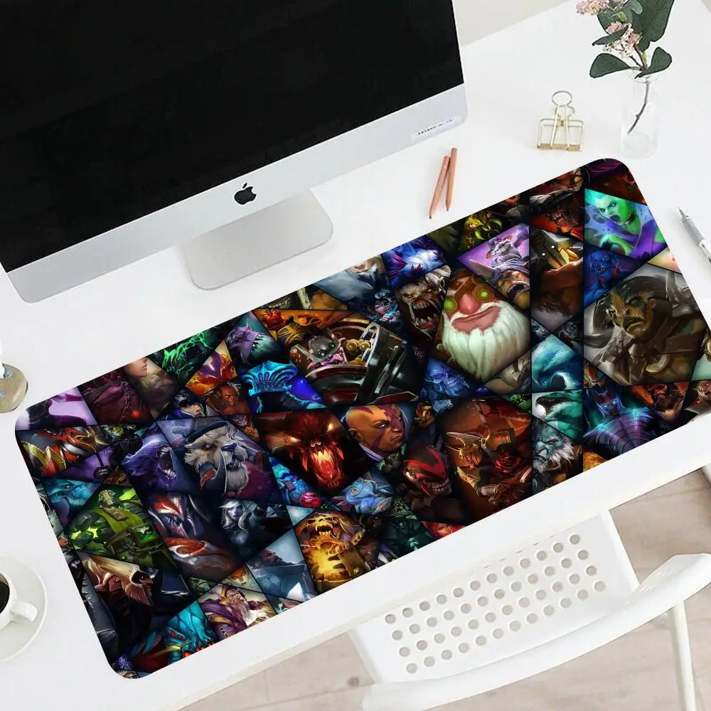 D-Dota 2 Anime Mouse Pad Pc Gamer Computer Table Xxl Mouse 70x40cm Pad Gaming Accessories Desk Mat Keyboard Mousepad Cabinet Lar