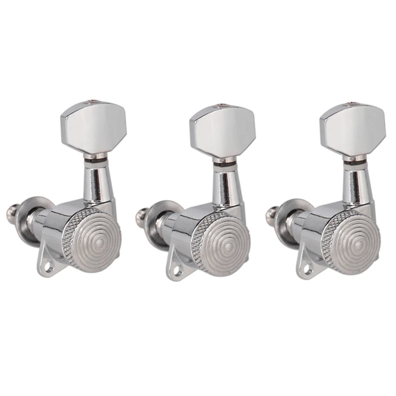 B48B-Locked String Tuning Pegs Key Tuners Machine Heads For Acoustic Electric Guitar Lock Schaller Style
