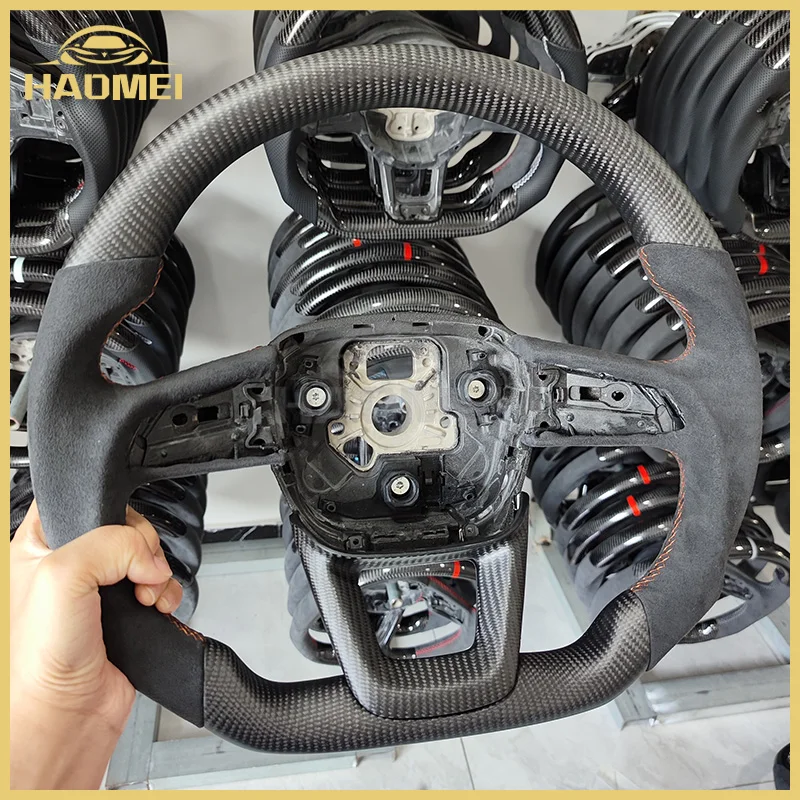 Carbon Fiber Steering Wheel, Suitable For Audi Q5L SQ5 Q7,Carbon Material Frame Car Accessories