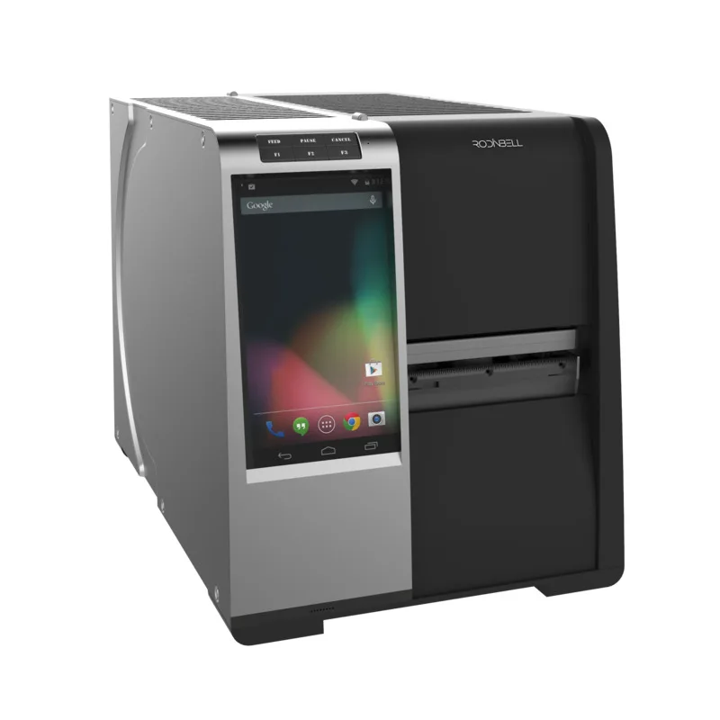 RodinBell 8-inch high-definition touch screen Android OS  300dpi industrial UHF RFID and barcode printer