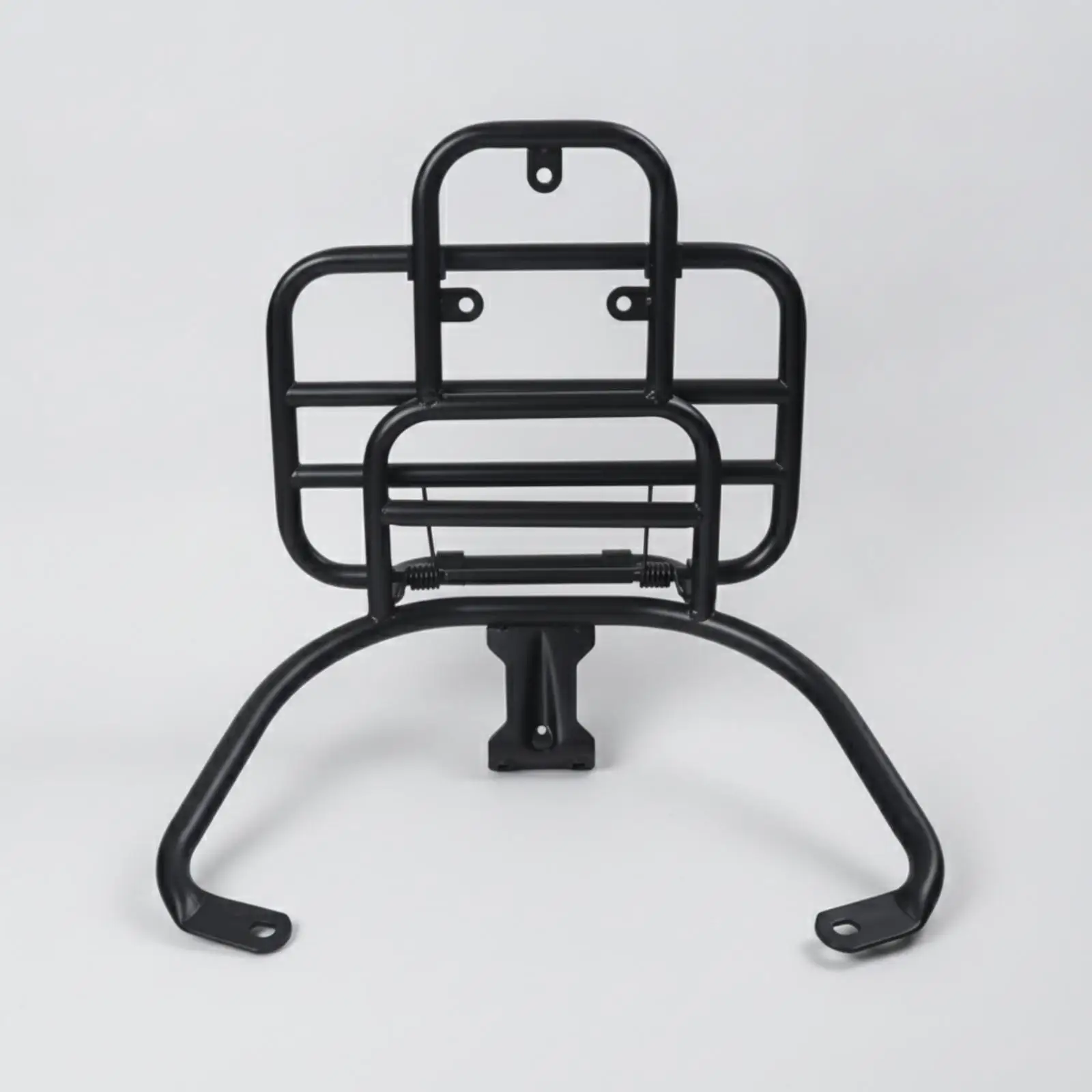 Two-Wheeled Vehicle LX125 Rear Luggage Rack with Built-in Backrest Retrofit Installation Tubular Metal Rear Rack with Backrest