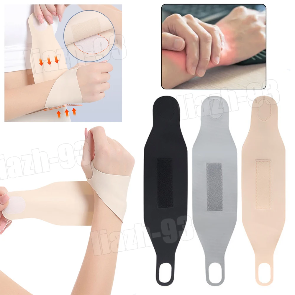

Woman Thin Adjustable Wrist Guard Sprain Wrist Brace Sore Tendon Sheath Wrist Joint Fixed Pressure Hand Protector Bandage 3Color