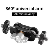 Aluminum Alloy Magic Arm Universal Adjustment 1/4 Interface Fill Light Bracket Live Photo Strange Hand Photography Accessories