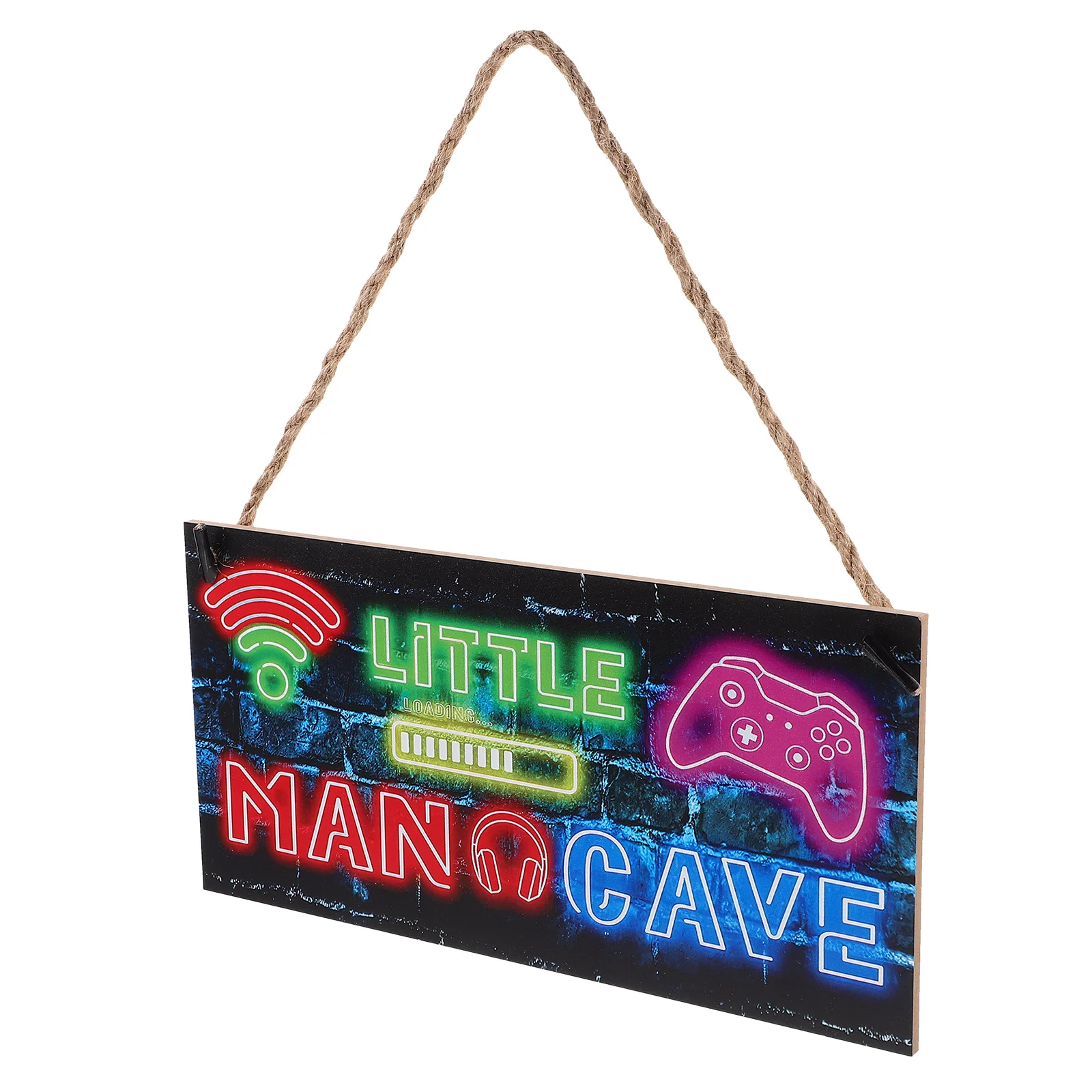 

Game Player Wooden Door Sign for Neon Wall Decor Bedroom Playroom Room Gaming Atmosphere Enhancer