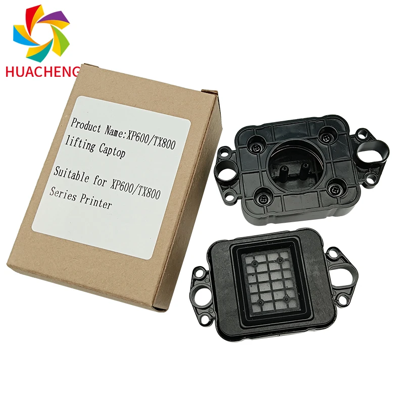 2Pcs XP600 Capping Station Cap Top Captop for Epson XP600 TX800 DX5 DX6 DX8 DX9 DX10 Printhead Large Format Printer