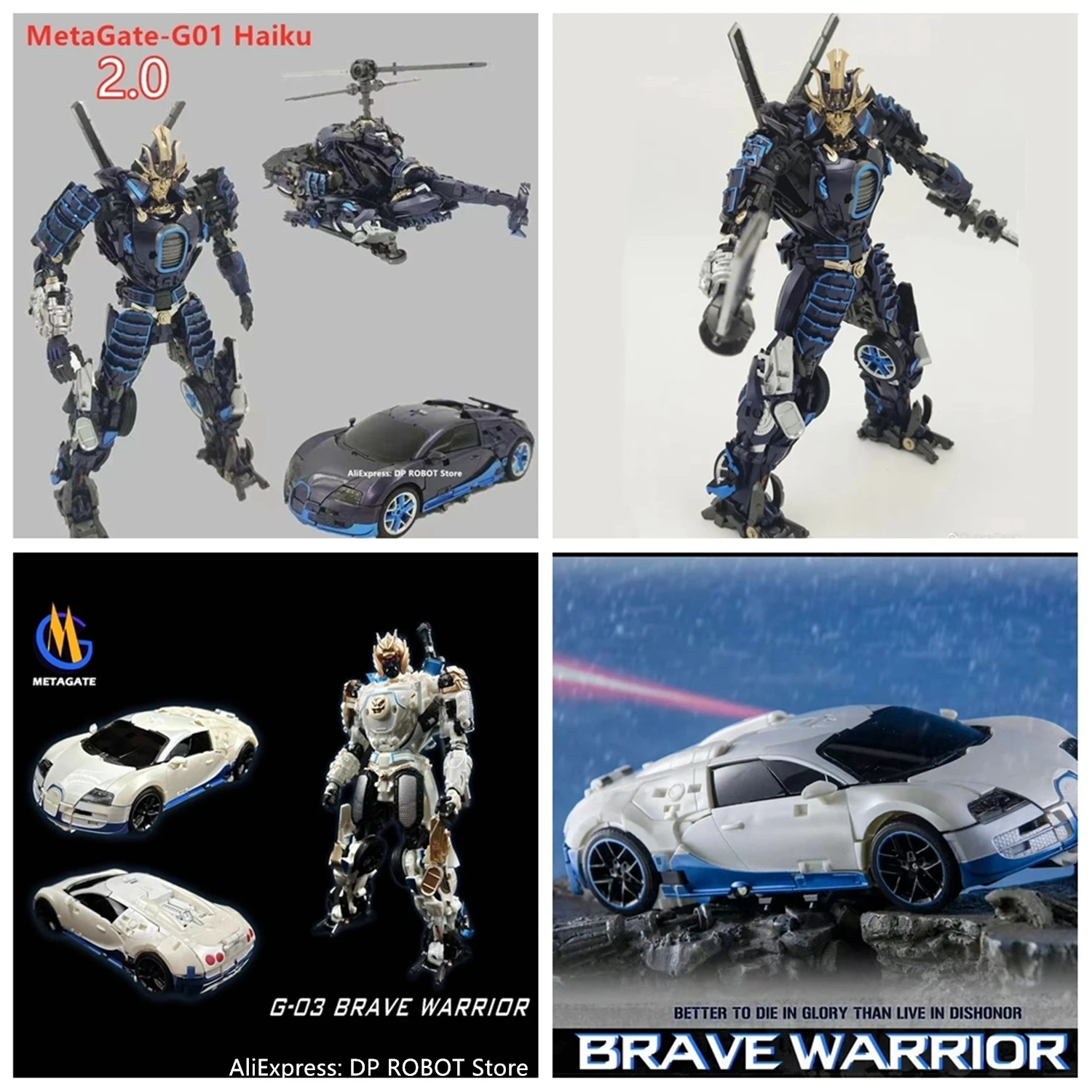 [Gran descuento] MetaGate-G01 MetaGate-G03 Haiku Drift 2,0 Ver tres guerreros coche avión MetaGateG01 figura de Robot de alta calidad