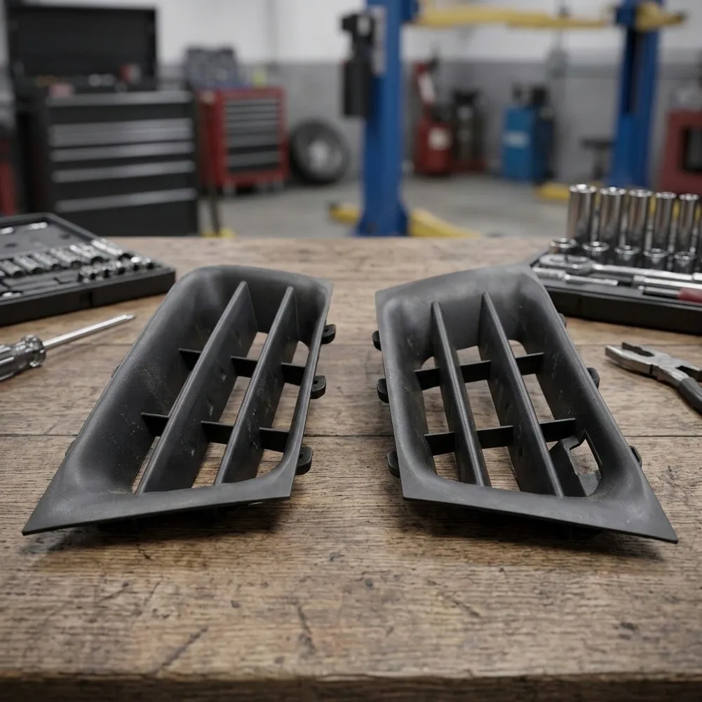 Air Conditioning Replacement Parts Air Conditioner Grille Black AC Grille Kit Left And Right Set For Daily Driving
