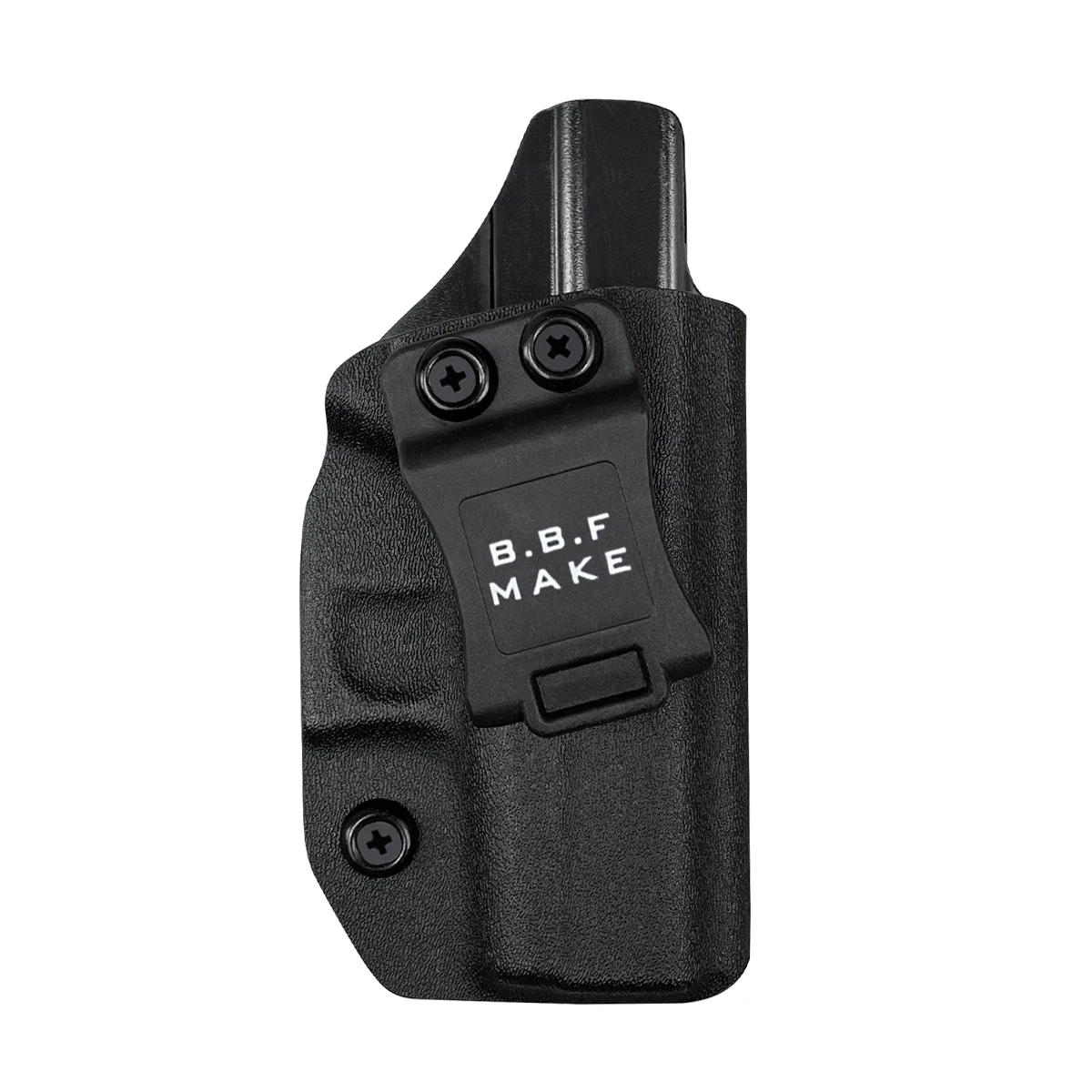 B.B.F Make IWB Kydex Holster Fits: Glock 43 / Glock 43X - Inside Waistband Carry Holster for G43 G43X