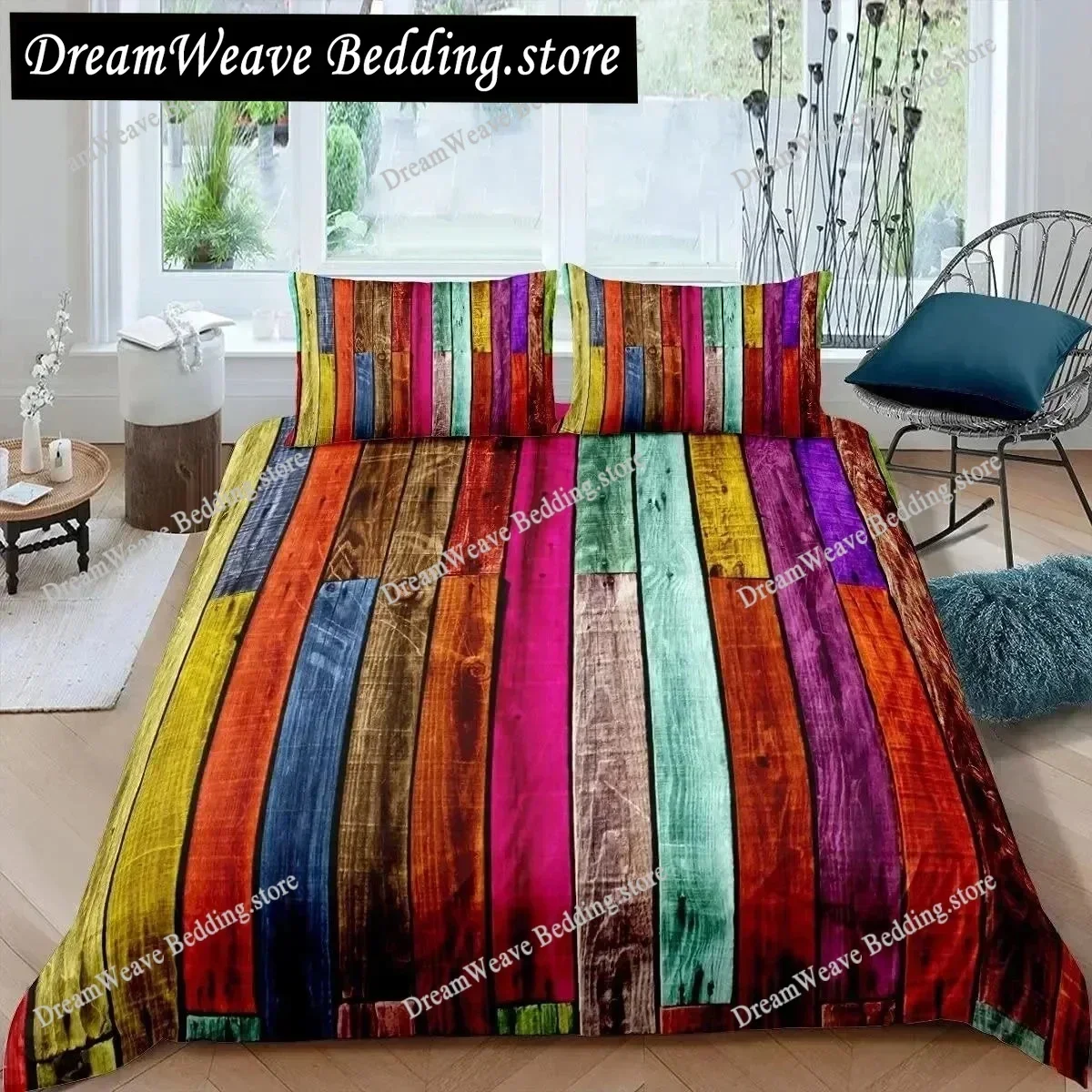 3D Print Wood Barn Door Bedding Set Boys Girls Twin Queen King Size Duvet Cover Pillowcase Bed Boys Adult Home Textileextile5929