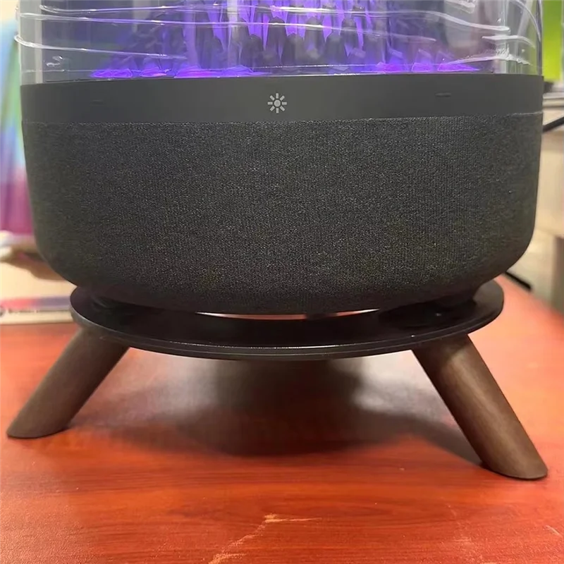 PHILE-Base de madeira maciça espessada antiderrapante suporte de áudio de mesa de madeira maciça com absorção de choque para Kardon Aura Studio