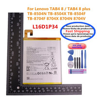 New L16D1P34 Tablet Battery For Lenovo TAB4 8 TB-8504N TB-8504X TB-8504F TAB4 8 plus TB-8704F 8704X 8704N 8704V Bateria