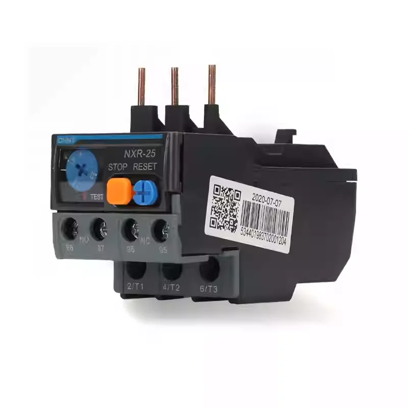 CHINT Relay NXR-25 0.63-1A 1.6-2.5A 2.5-4A 9-13A 17-25A Thermal Overload Relay for NXC series AC Contactor