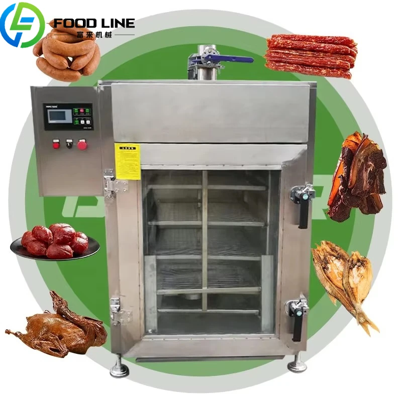 

Промышленная коптильня с газовым нагревом на заказ, высокоэффективное оборудование для копчения мяса большой производительности, электрическая коптильня