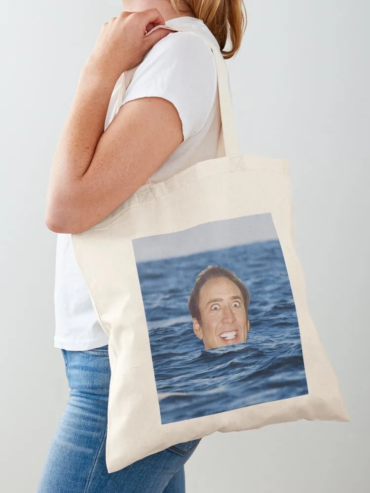 Nicolas Cage Sea Tote Bag hand bag bags luxury women Beach bag female