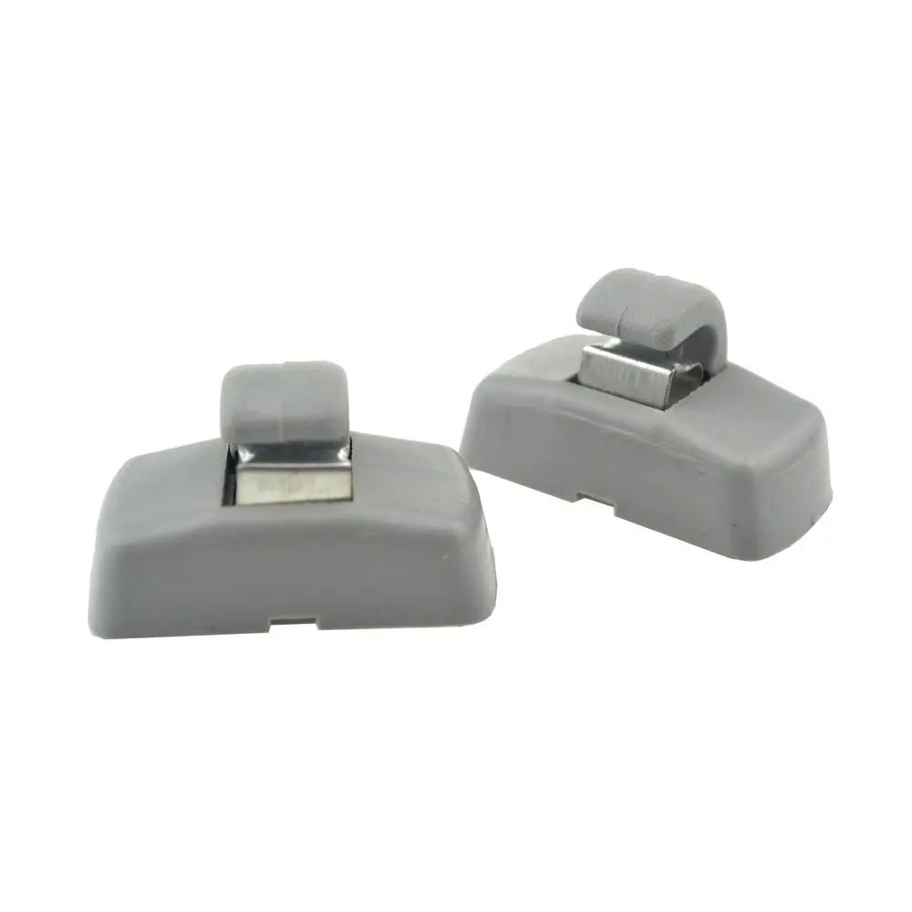 Crochet de fixation pour pare-soleil en plastique Beige, 2 pièces, accessoires de voiture pour VW Golf Jetta MK4 Passat