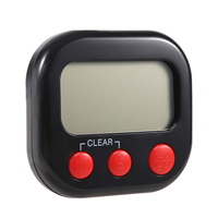 A97TKitchen Timer, Digital Visual Timer Magnetic Clock Stopwatch Countdown Timer, Large LCD Screen Display for Cooking