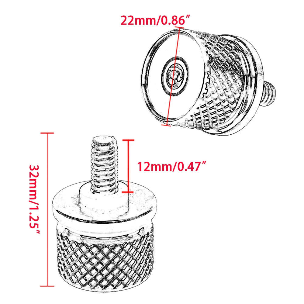 For Harley Touring Road Street Super Glide Dyna Softail Sportster 883 1200 Motorcycle Rear Seat Screw Seat Mount Bolt Screw Cap