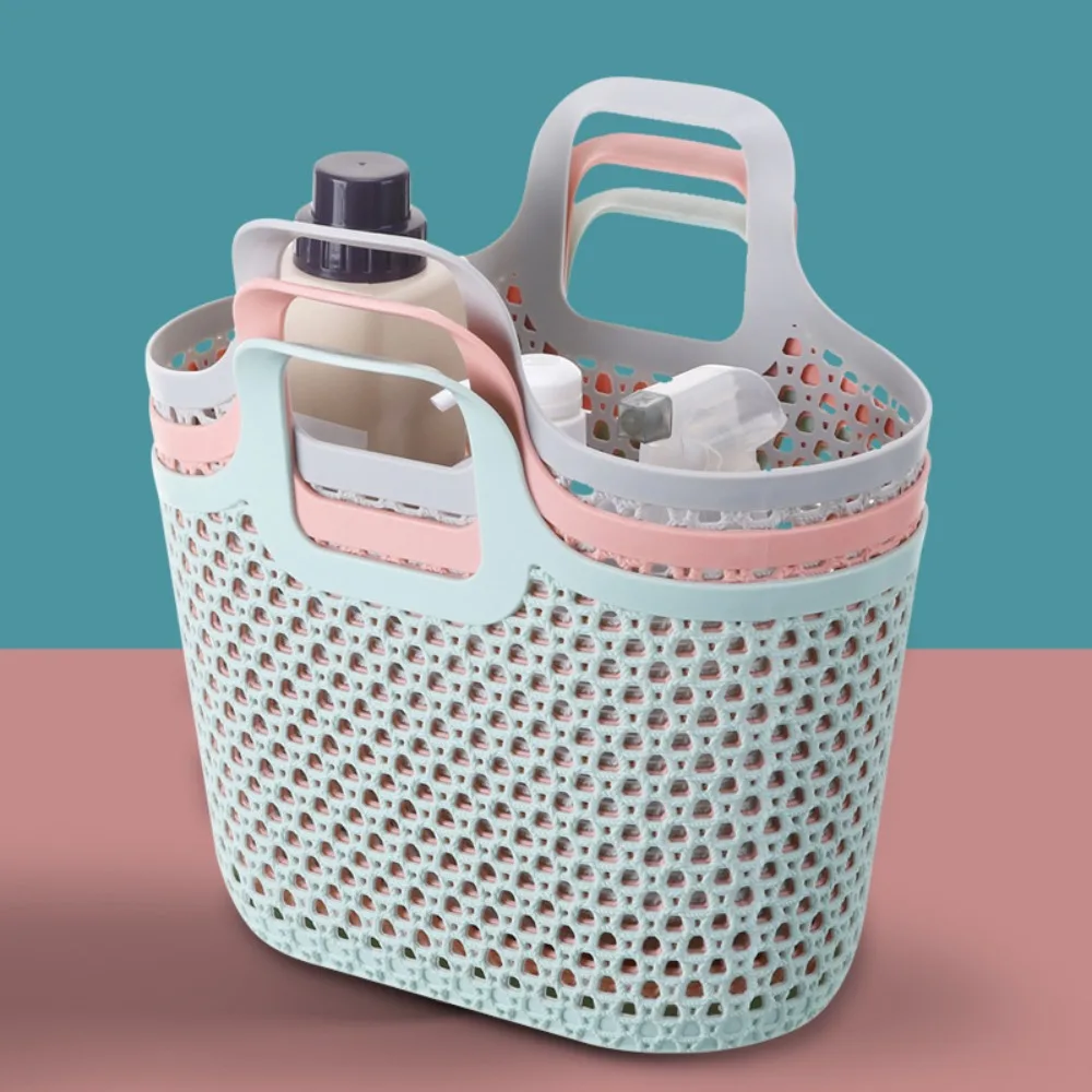 Kreative Tragbare Drainable Bad Korb Hohl Dusche Lagerung Korb Multifunktionale Große Kapazität Haushalts Organizer Halter